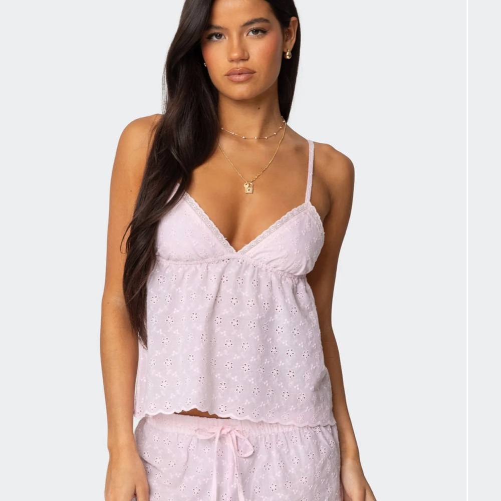 Edikted pink top NWT